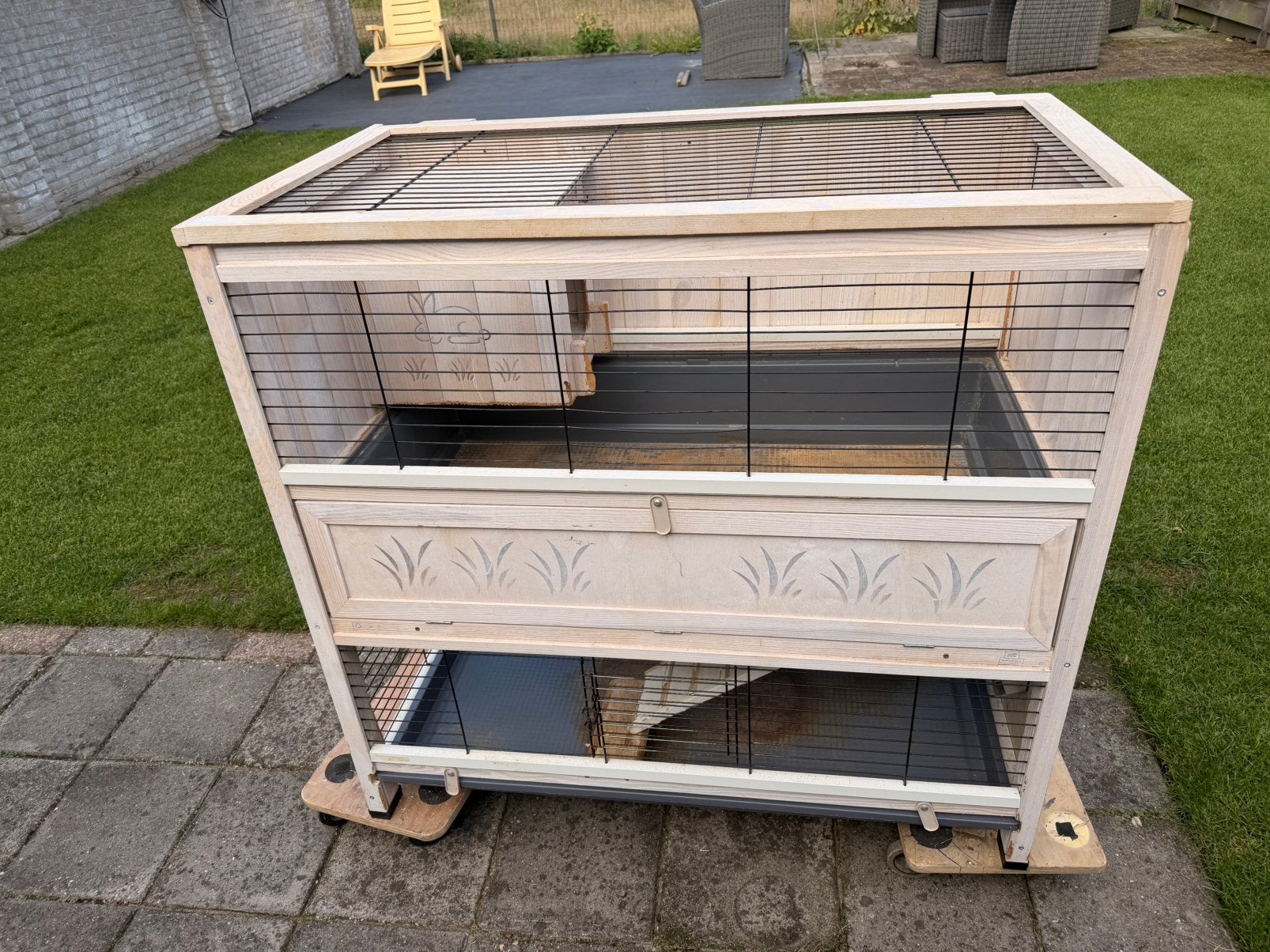 Ferplast Konijnenhok met verdiepingen etages Cottage, Ophalen, Gebruikt, Cavia, 90 cm of meer