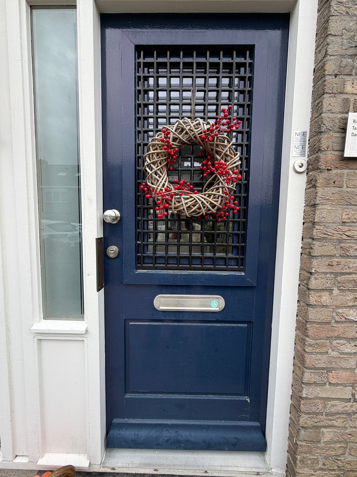 Hard houten voordeur, Ophalen, Gebruikt, 80 tot 100 cm, Buitendeur