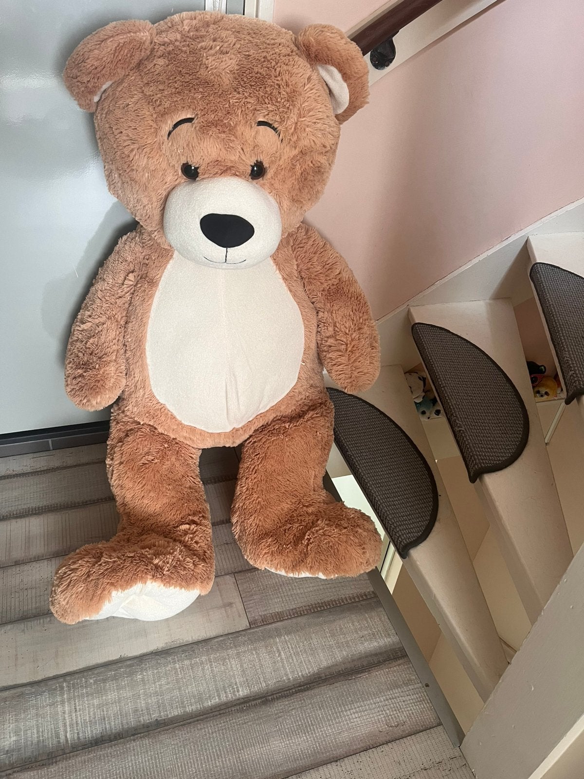 Hele grote knuffel beer, Ophalen, Zo goed als nieuw, Stoffen beer, Overige merken