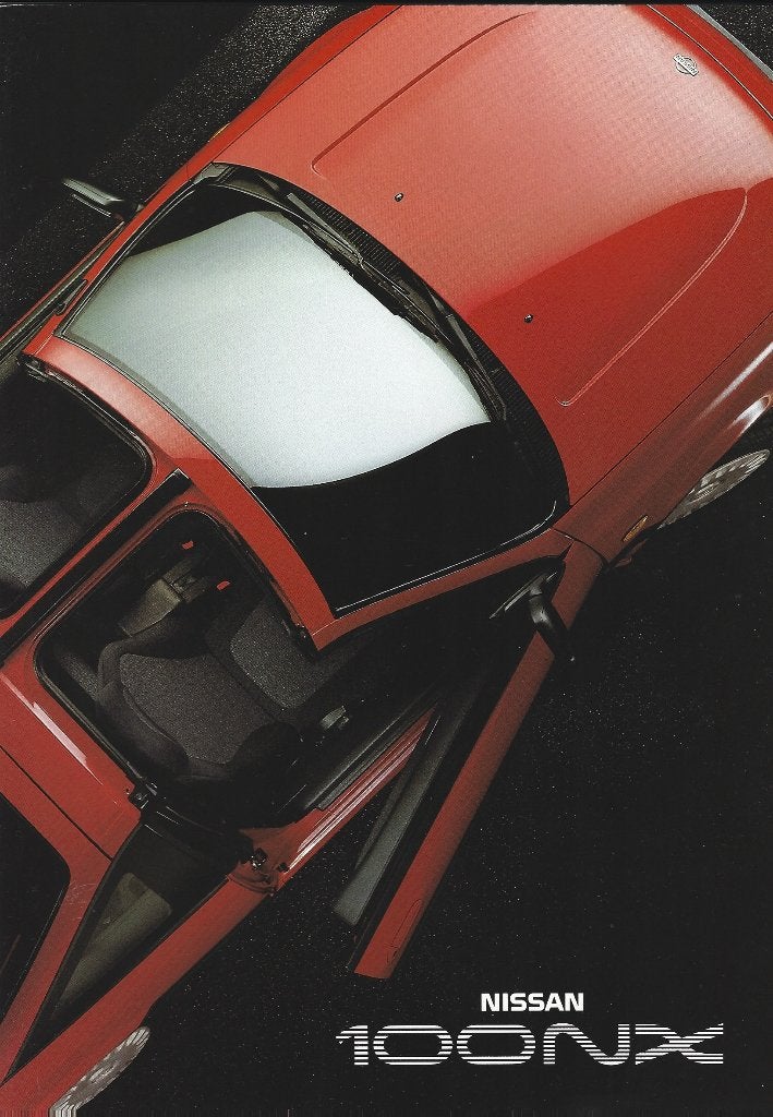 Brochure Nissan 100 NX 1990, Ophalen of Verzenden, Gelezen, Nissan