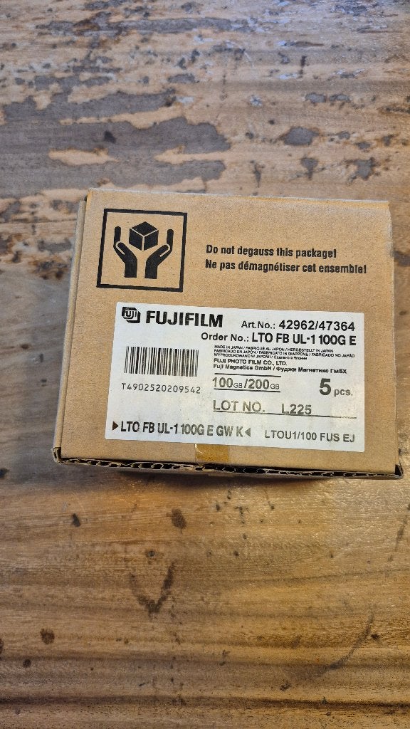 Fujifilm LTO Ultrium 1 100Gb, Ophalen of Verzenden, Nieuw, Overige typen