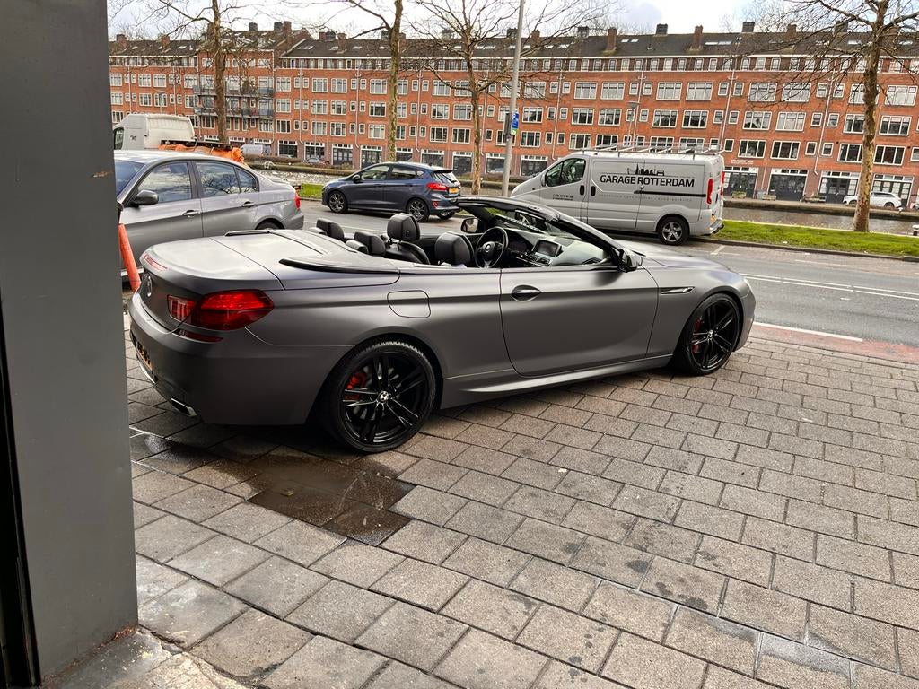 BMW 6-Serie 640D Cabrio 3.0 230KW MATGRIJS, Automaat, Achterwielaandrijving, Cabriolet, 4 stoelen