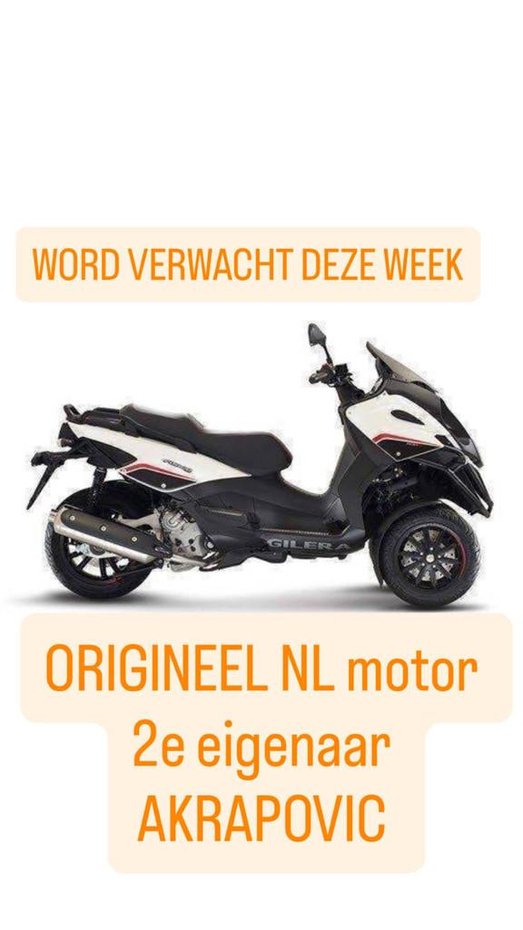Gilera Fuoco 500 / Origineel NL / 2e eign / akrapovic, Bedrijf, Overig, Nick Brouwer Trading, 12 t/m 35 kW