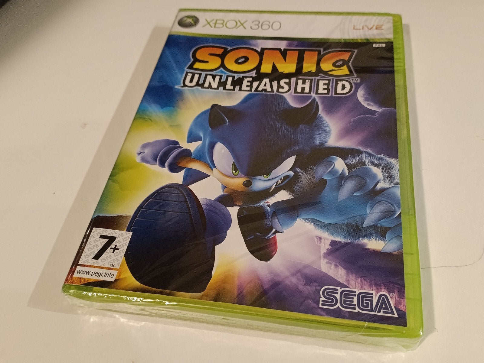 Sonic Unleashed, Xbox 360 Nieuw geseald, Overige genres, 1 speler, Ophalen of Verzenden, Zo goed als nieuw
