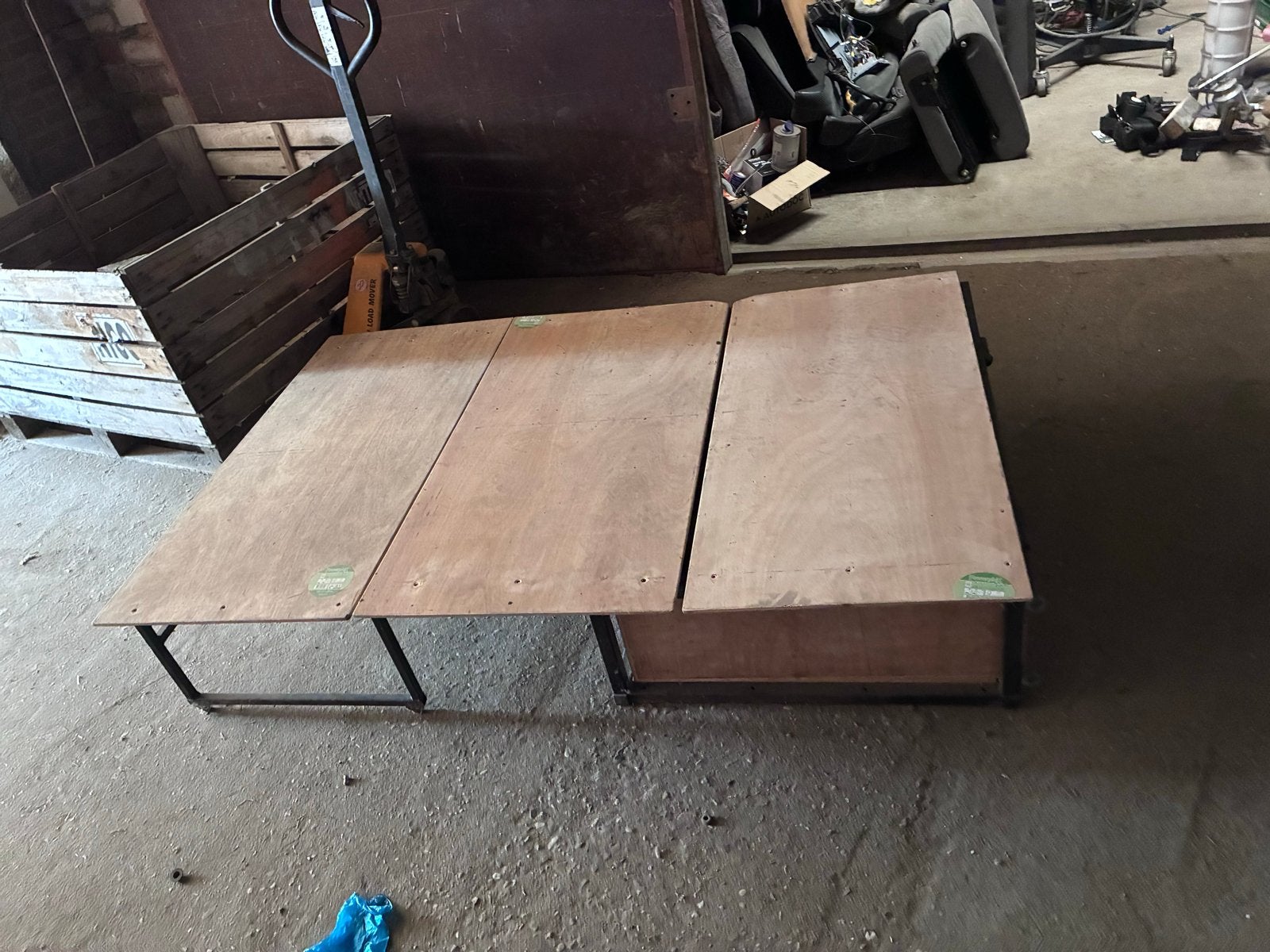 Opklapbaar Bedframe / Bank voor Camper of Bus Rock&Roll, Ophalen, Gebruikt