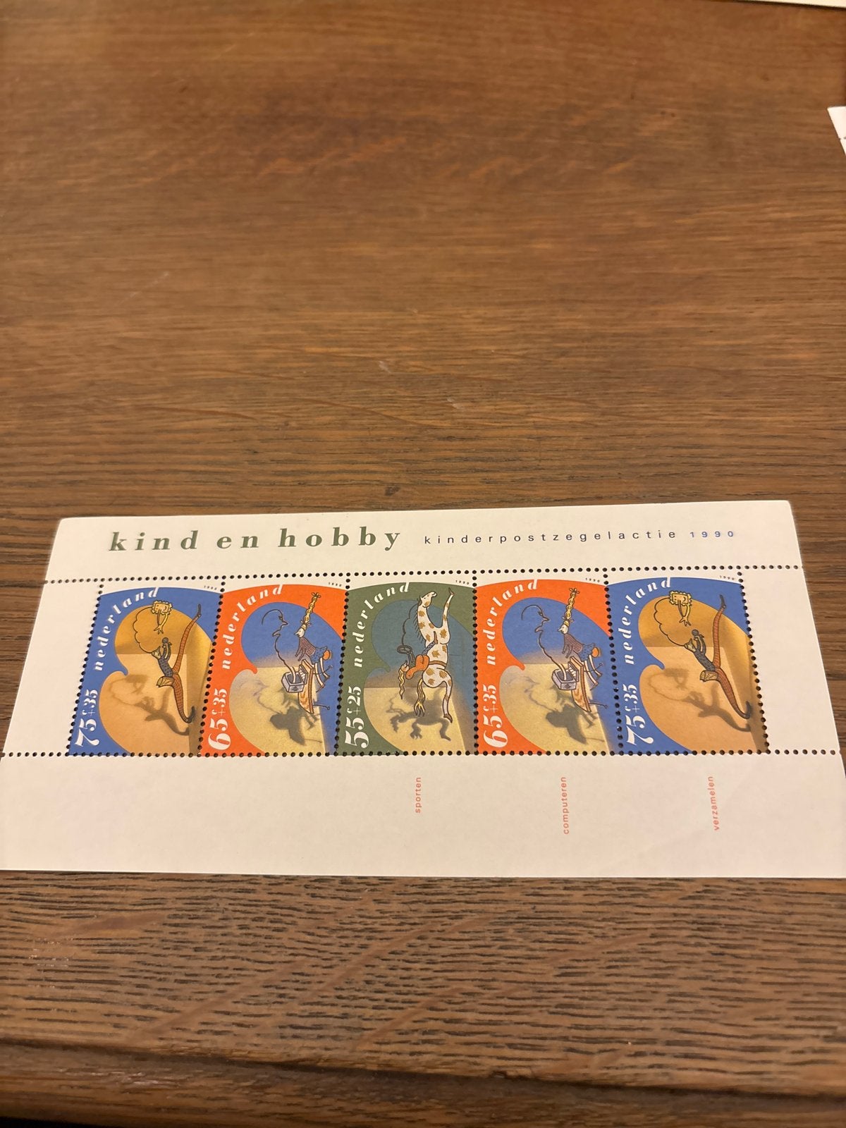Kinderpostzegels 1990 - Kind en Hobby, Ophalen of Verzenden, Na 1940, Postfris