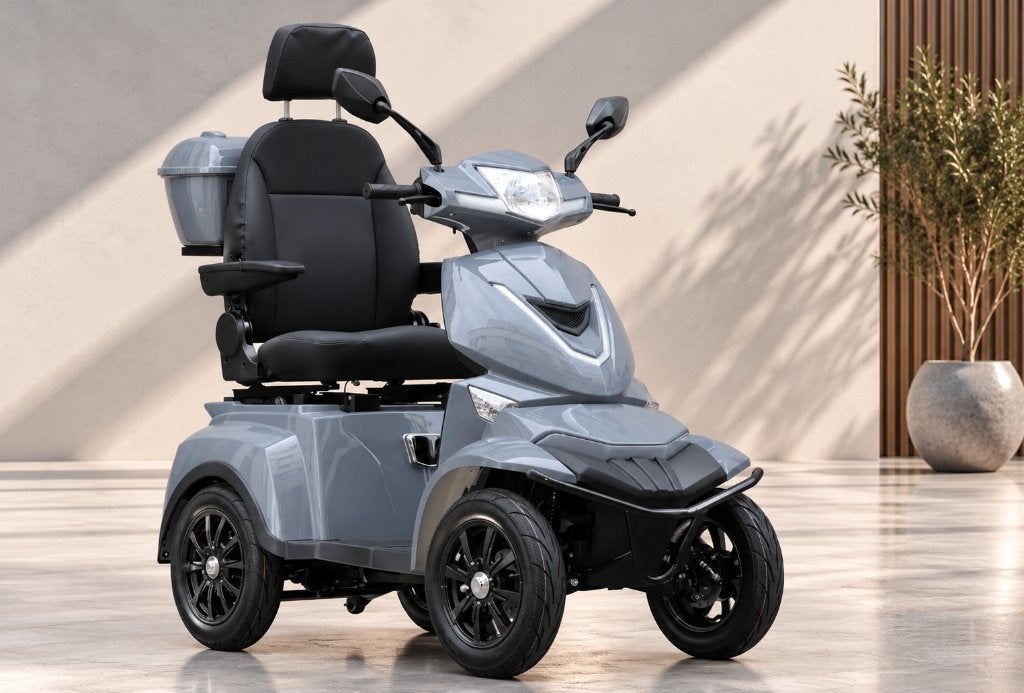 Scootmobiel Q4 Classic – 20 km/u – Luxe & Comfort – Nieuw, Diversen, Overige merken, Nieuw, Ophalen of Verzenden, 16 km/u of meer