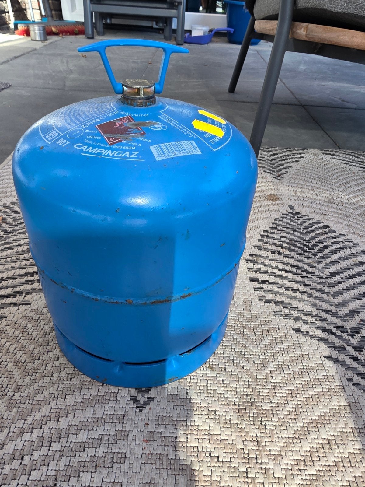 gasfles CAMPINGGAZ 907, Ophalen