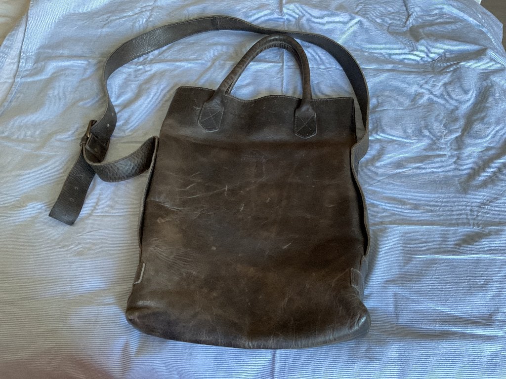 Fred de la Bretoniere tas, Ophalen of Verzenden, Zo goed als nieuw, Bruin, Handtas
