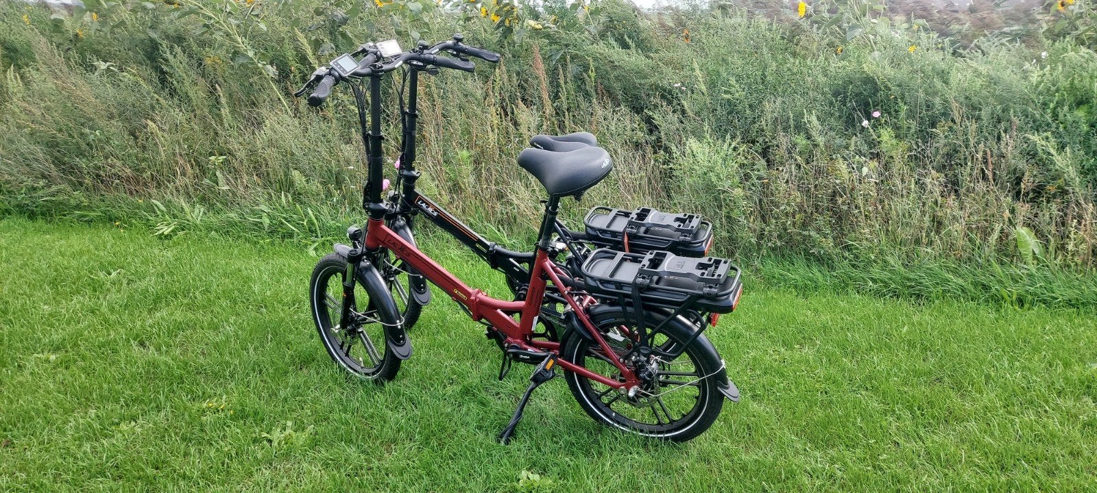 2  Lacros Scampus S400 elektrische vouwfiets, Zo goed als nieuw, Minder dan 47 cm, 50 km per accu of meer, Ophalen