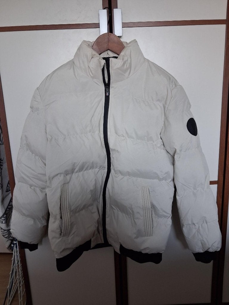 Winterjack Heren, Ophalen of Verzenden, Zo goed als nieuw, Maat 48/50 (M), Wit