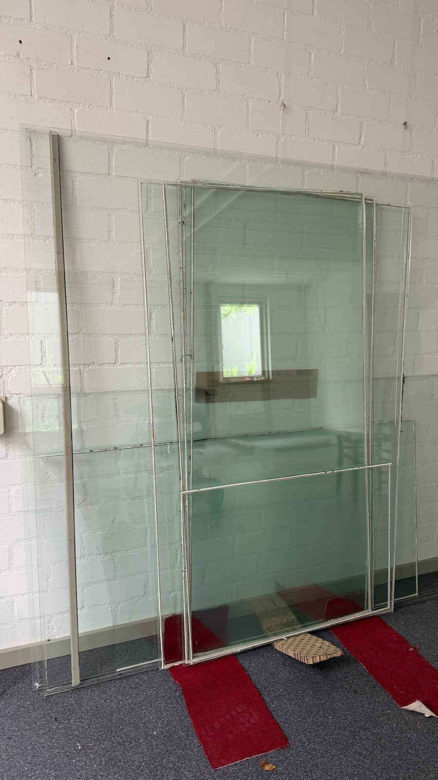 Diverse glasplaten, vlakglas, Ophalen, Gebruikt, 160 cm of meer, Glasplaat