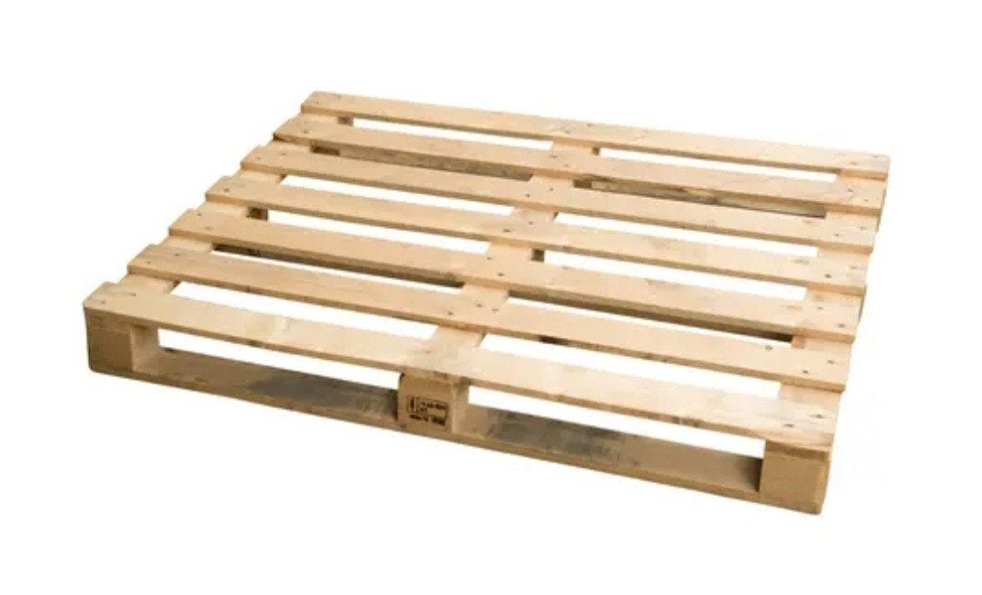 palletbed (4 losse pallets), Ophalen, Gebruikt, Tweepersoons, 180 cm