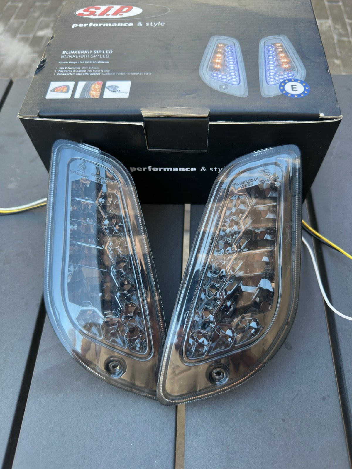 Vespa S/LX LED knipperlichten set SIP - Zo goed als nieuw, Ophalen, Zo goed als nieuw, Overige typen, Vespa