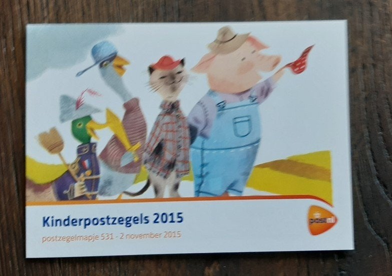 2015 Postzegelmapje 531 Kinderpostzegels, Postzegels en Munten, Ophalen of Verzenden, Postfris