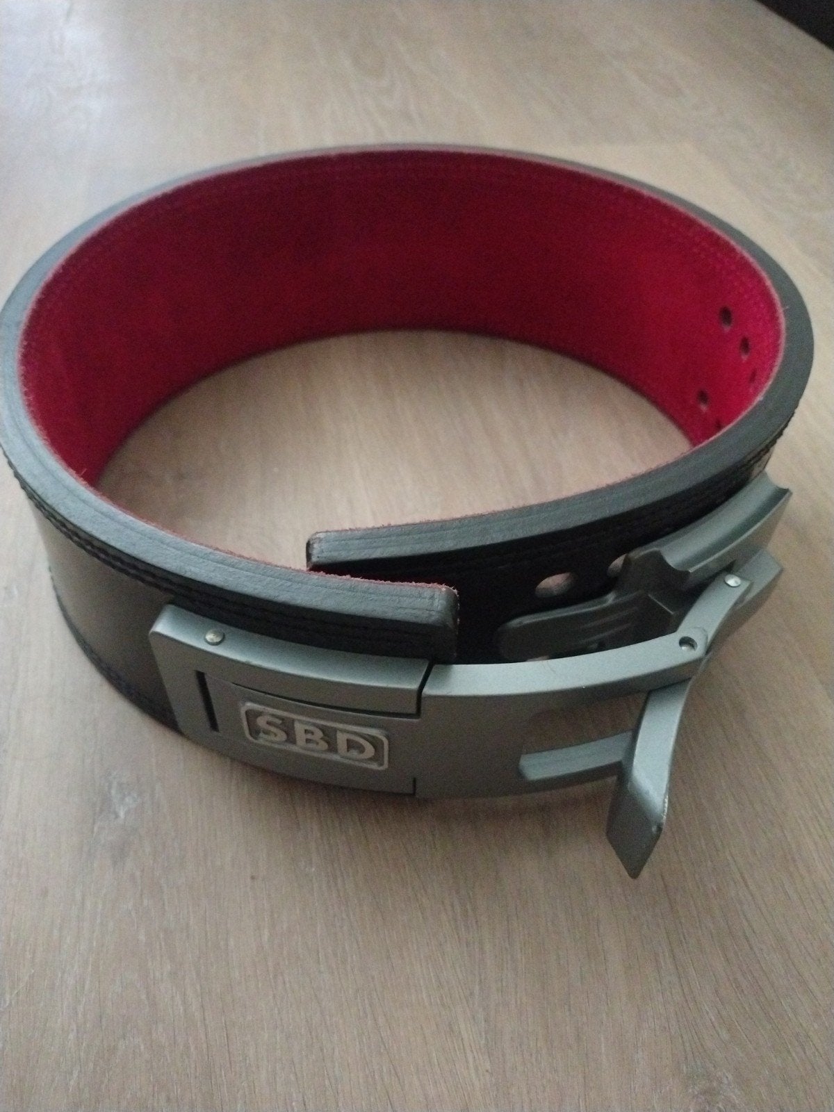 SBD Powerlifting Lever Belt maat s 10mm dik, Sport en Fitness, Fitnessmaterialen, Ophalen of Verzenden, Gebruikt, Rug, Halterriem