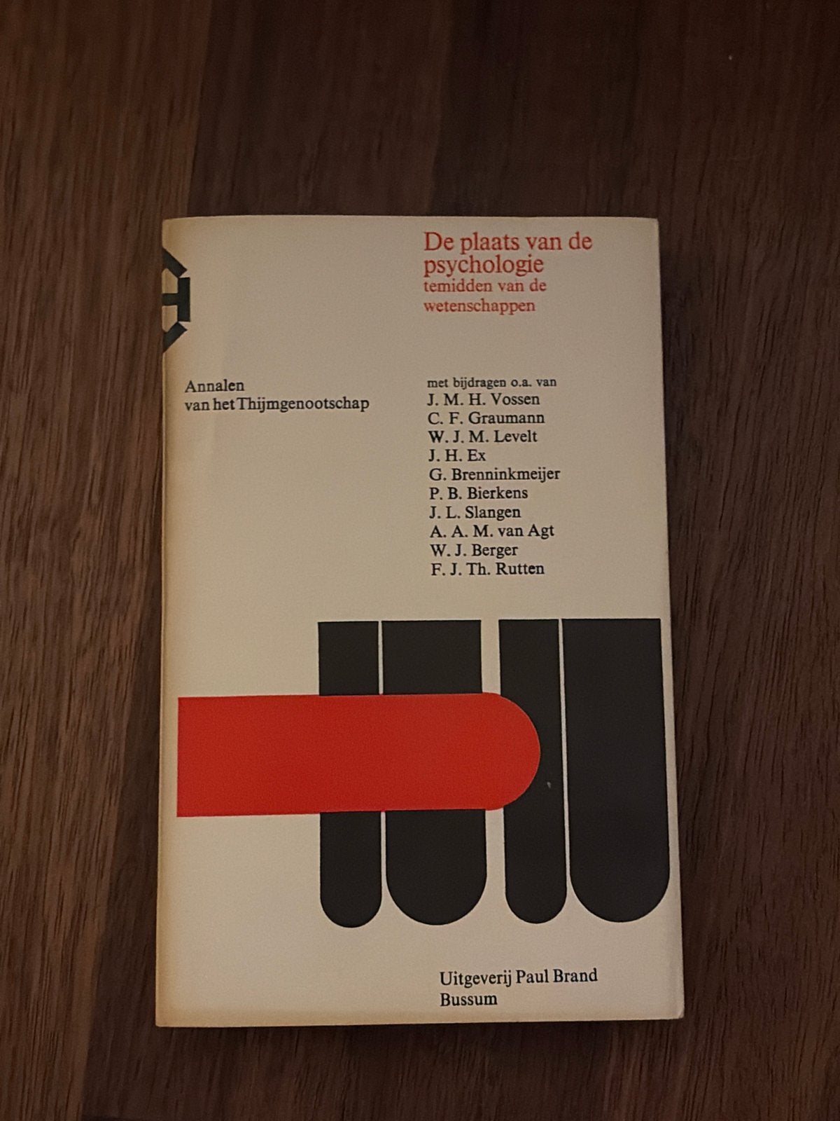 De plaats van de psychologie temidden van de wetenschappen, Ophalen of Verzenden, Gelezen, Overige onderwerpen
