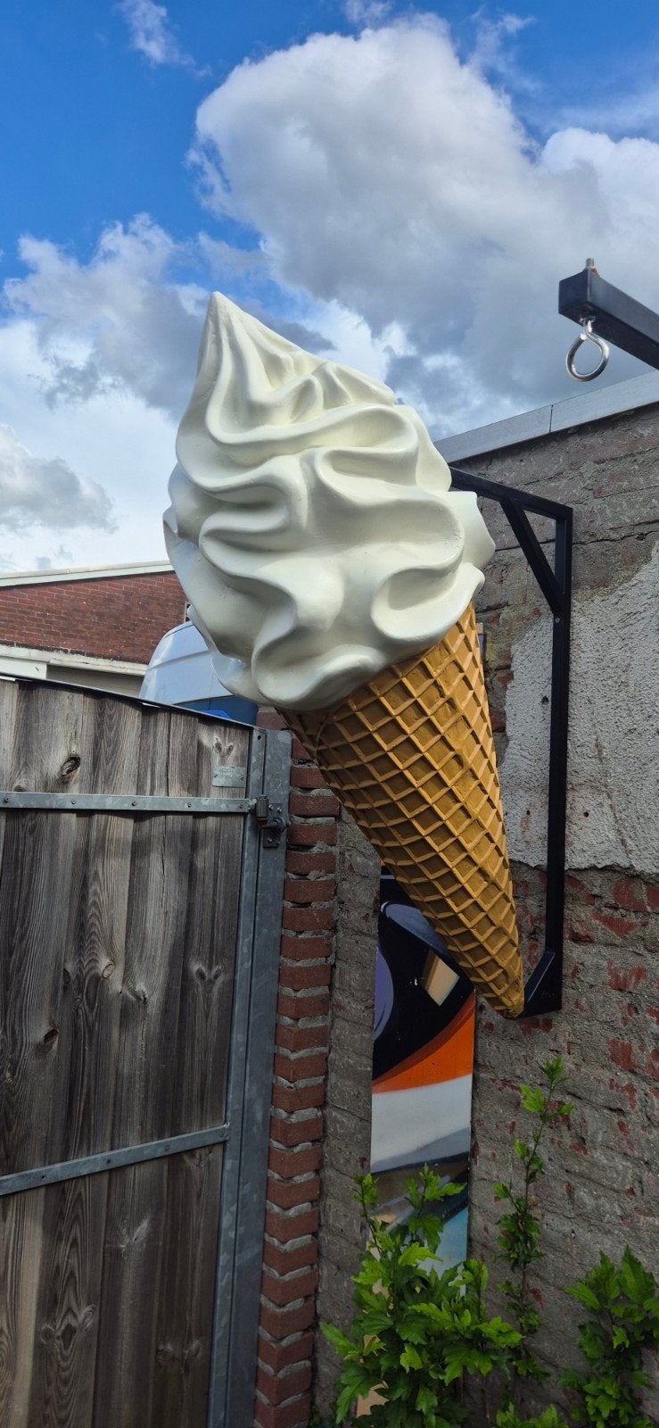 Hangend softijs, Tuin en Terras, Tuinbeelden, Ophalen, Gebruikt