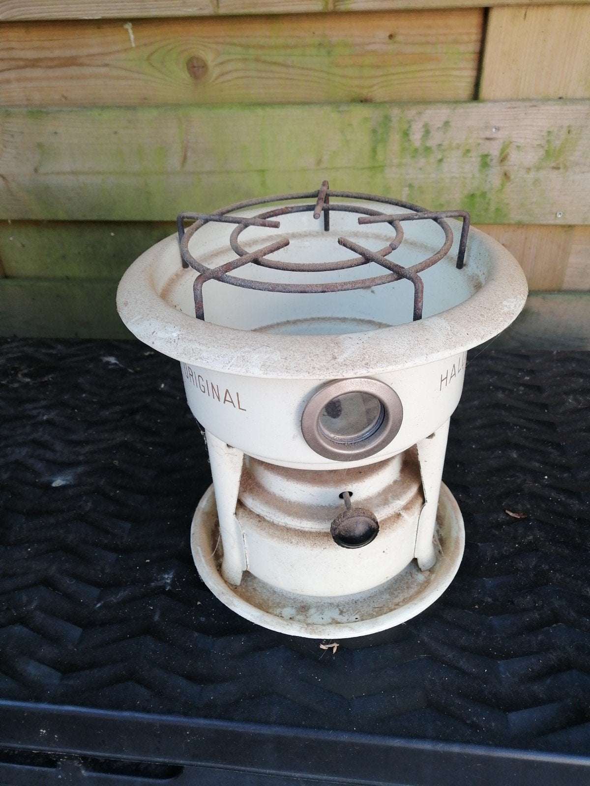 Vintage Haller petroleumkachel - decoratief item, Antiek en Kunst, Ophalen of Verzenden
