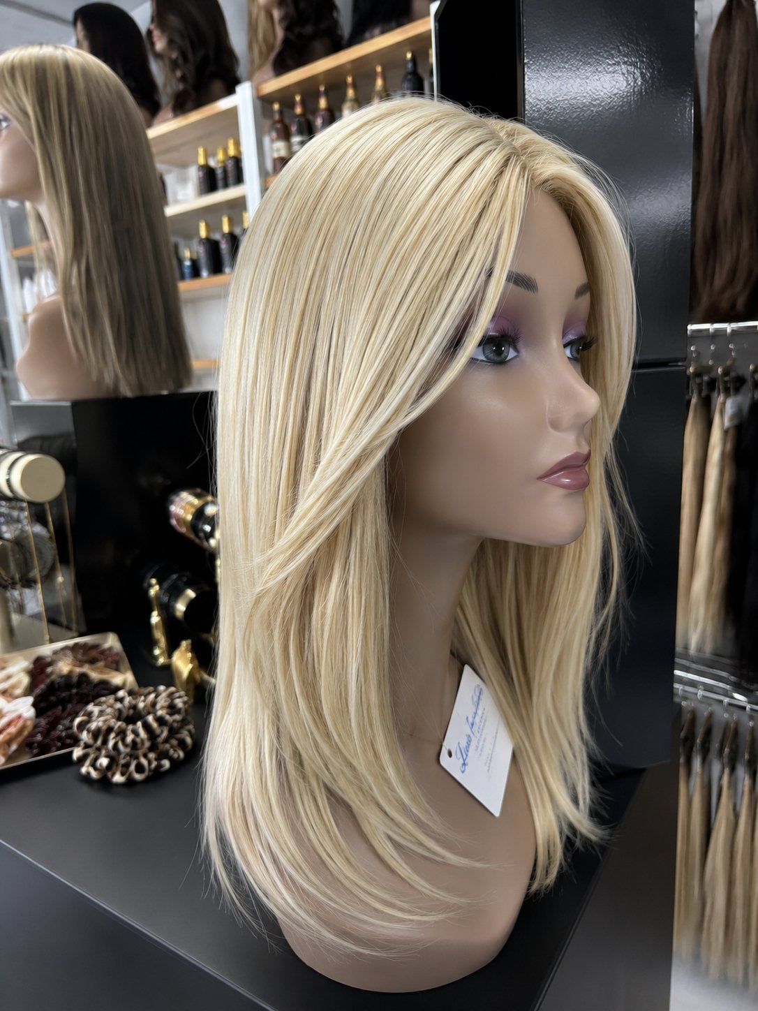 Haartopper Lace Hair Topper Toupet Wig dik&vol haar pruik, Ophalen of Verzenden, Nieuw, Pruik of Haarverlenging