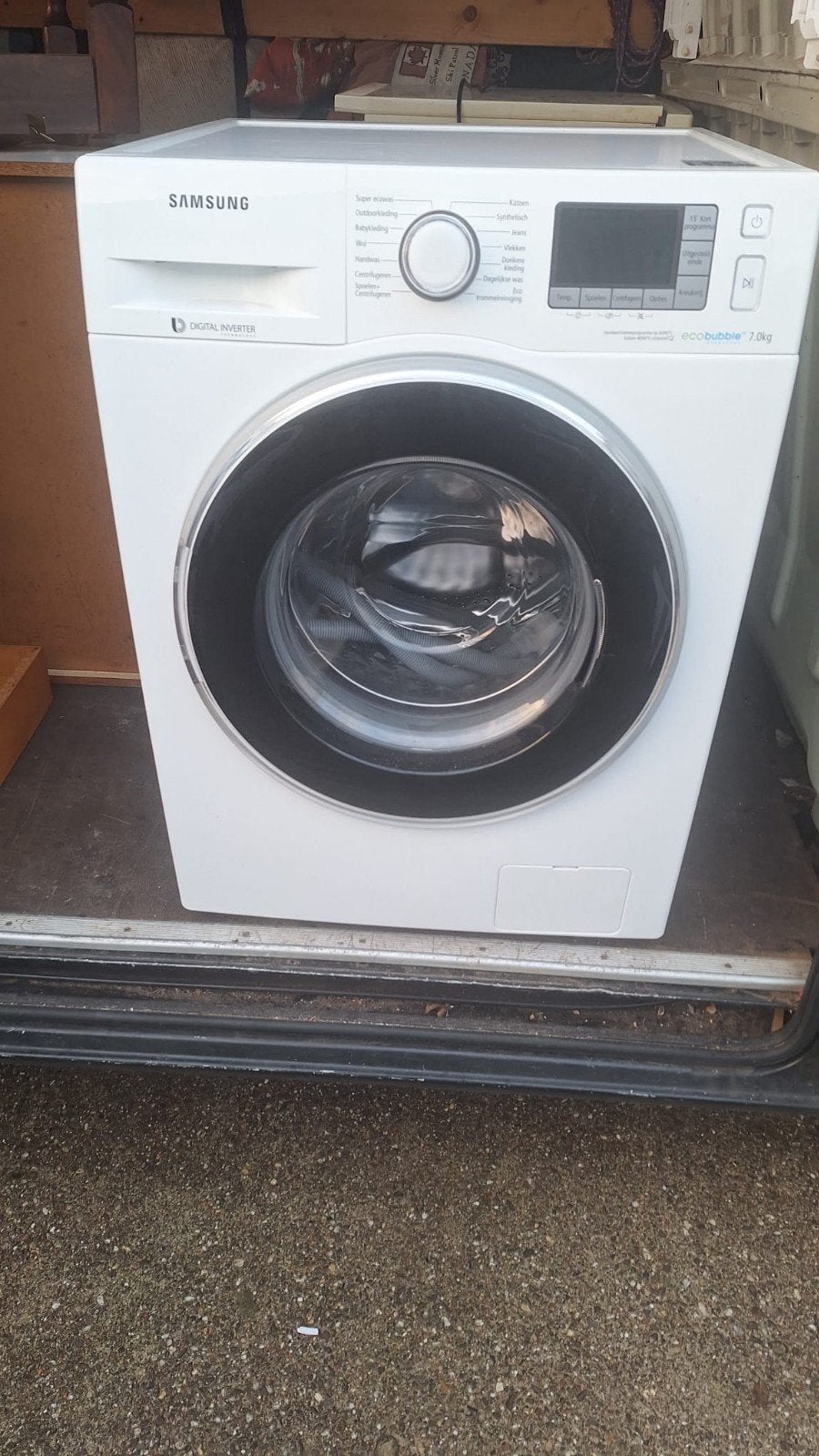 Samsung wasmachine, Ophalen, Gebruikt, Handwasprogramma, Voorlader