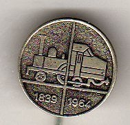 Speldje NS LOCOMOTIEF TREIN 1839-1964 (A2), Ophalen of Verzenden, Gebruikt, Overige onderwerpen