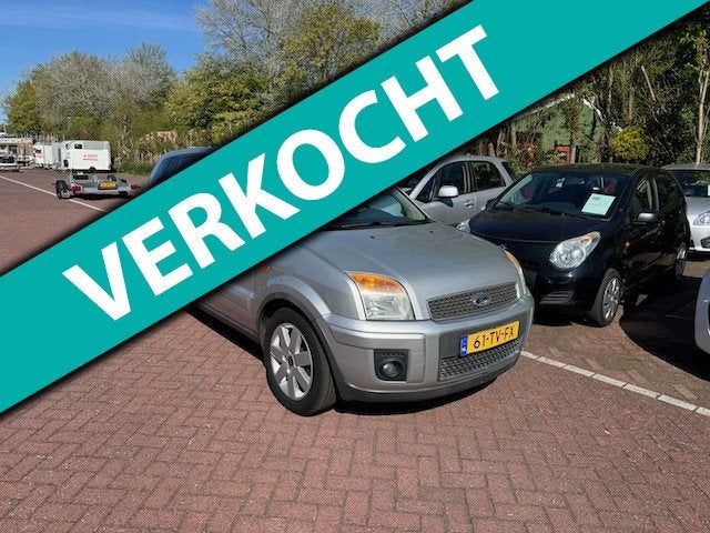 Ford Fusion 1.6-16V Futura automaat! airco! elektrische rame, Auto's, 1596 cc, 101 pk, Gebruikt, Zwart