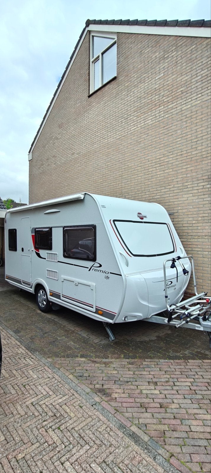 Burstner Premio Life 430 TS Caravan - Compact en Compleet, Standaardzit, Particulier, Bürstner, 4 tot 5 meter