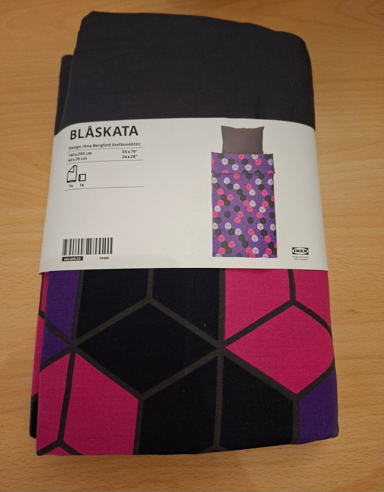 IKEA Blåskata Dekbedovertrek 140x200, Ophalen, Nieuw, Tweepersoons, Dekbedovertrek