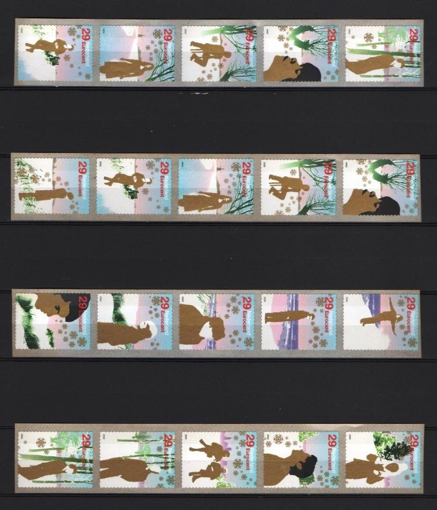 ROLZEGELS KERST POSTFRIS, Ophalen of Verzenden, Postfris