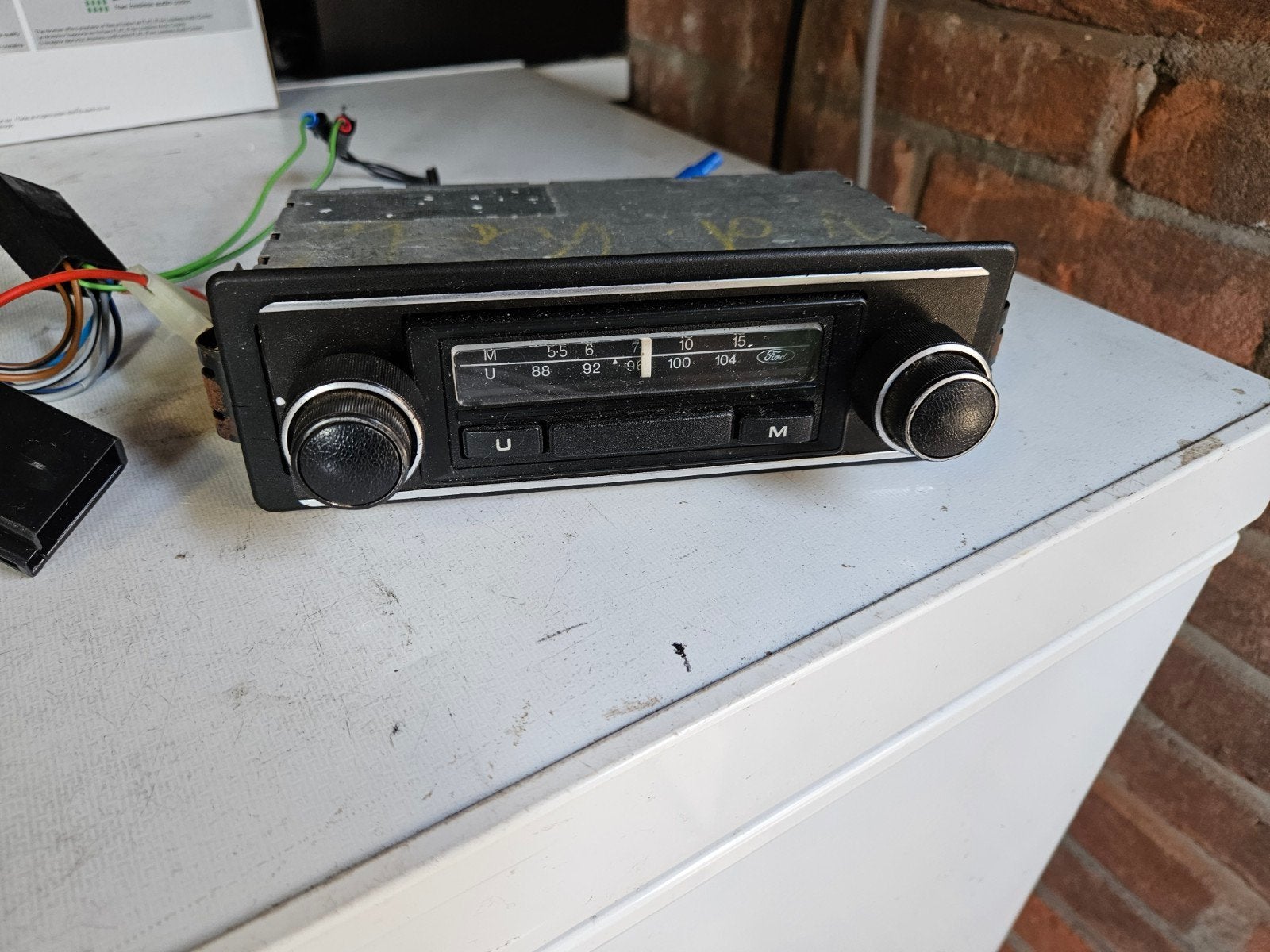 retro autoradio ...ford..., Auto diversen, Autoradio's, Ophalen of Verzenden, Gebruikt