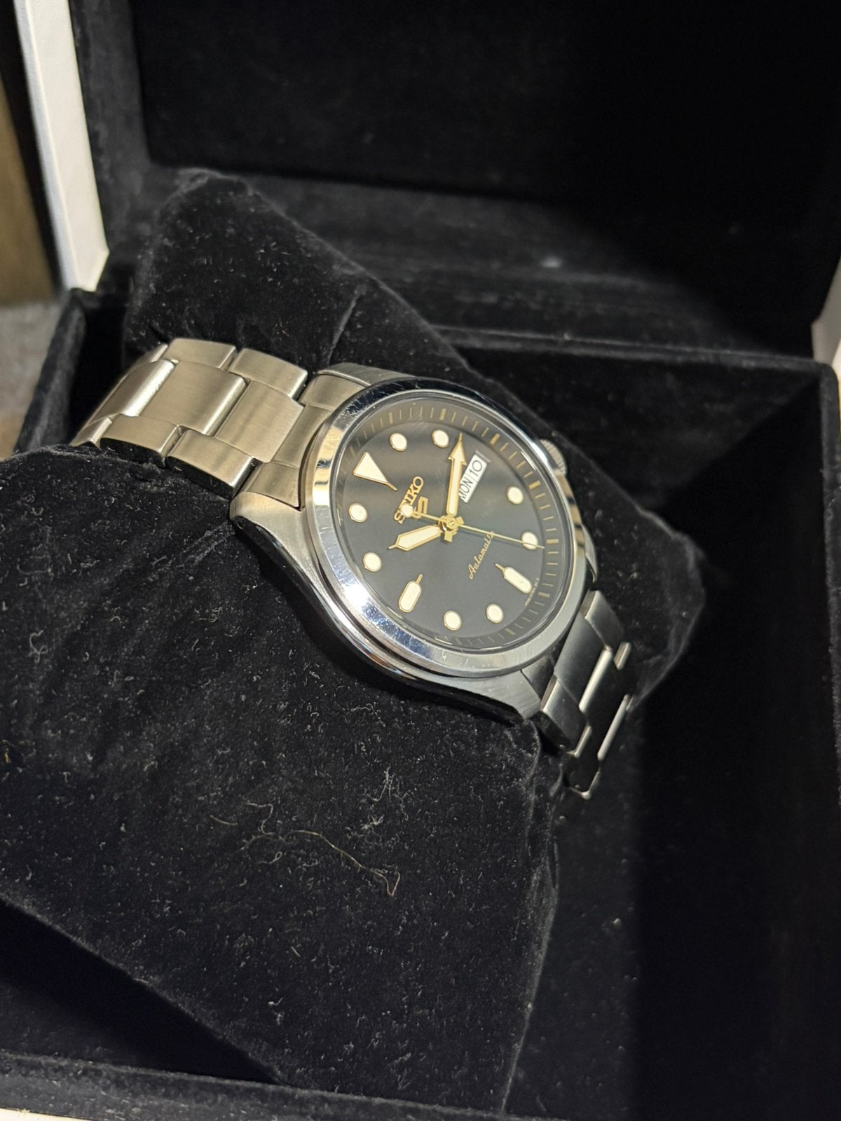 Seiko 5 Sports SRPE57K1 – 2021 – Full Set, Ophalen of Verzenden, Zo goed als nieuw, Staal, Seiko