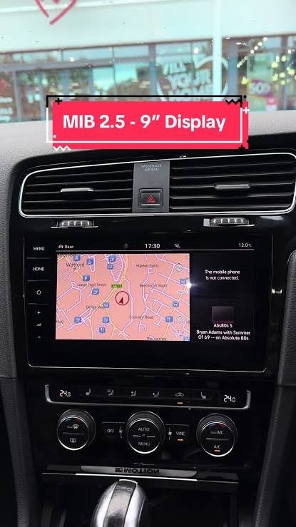 MIB 2.5 - 9" Display Volkswagen Infotainment Systeem, Auto diversen, Ophalen of Verzenden, Gebruikt