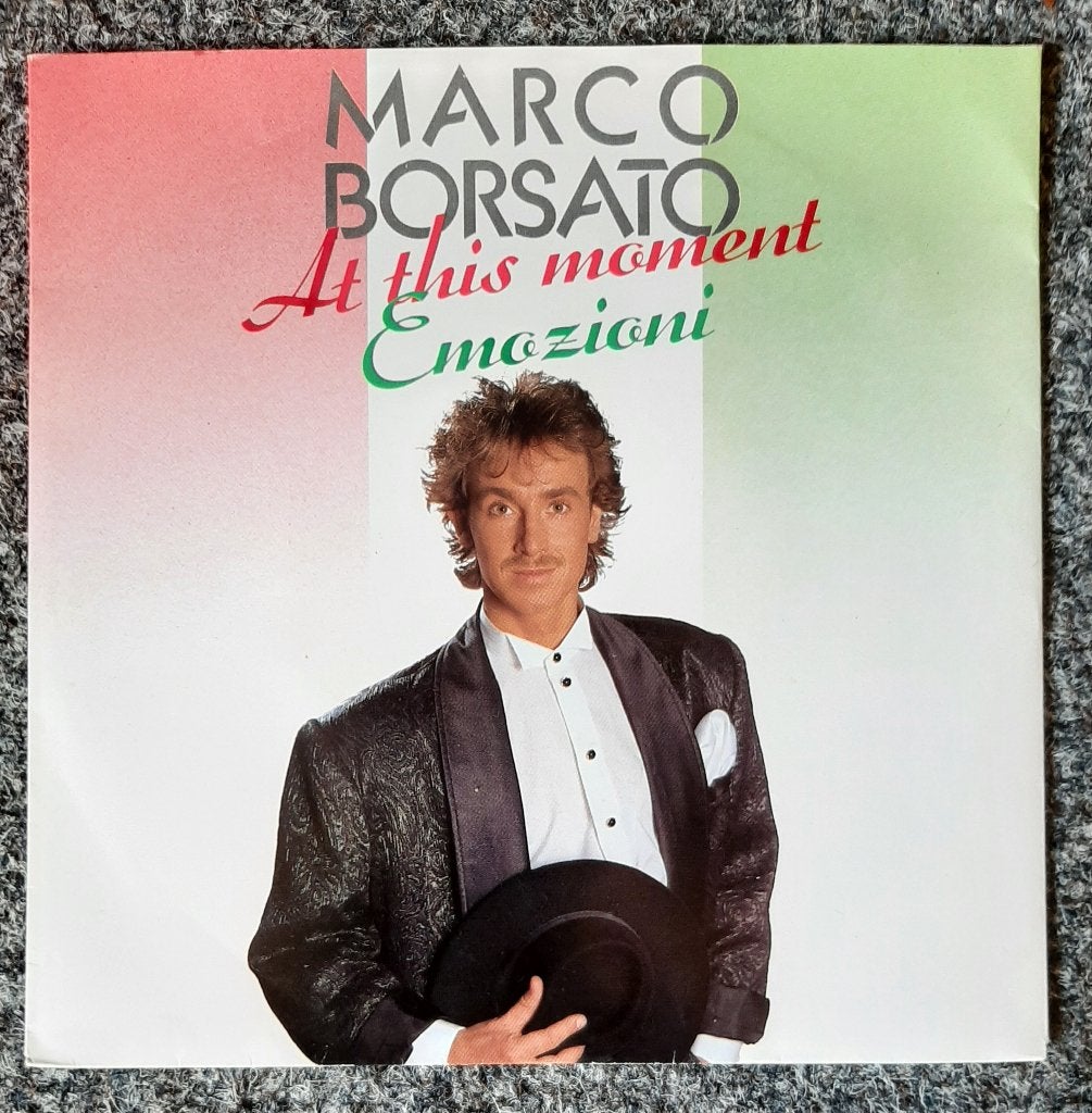 Marco Borsato – At This Moment / Emozione, Cd's en Dvd's, Vinyl Singles, Ophalen of Verzenden, Gebruikt, Pop