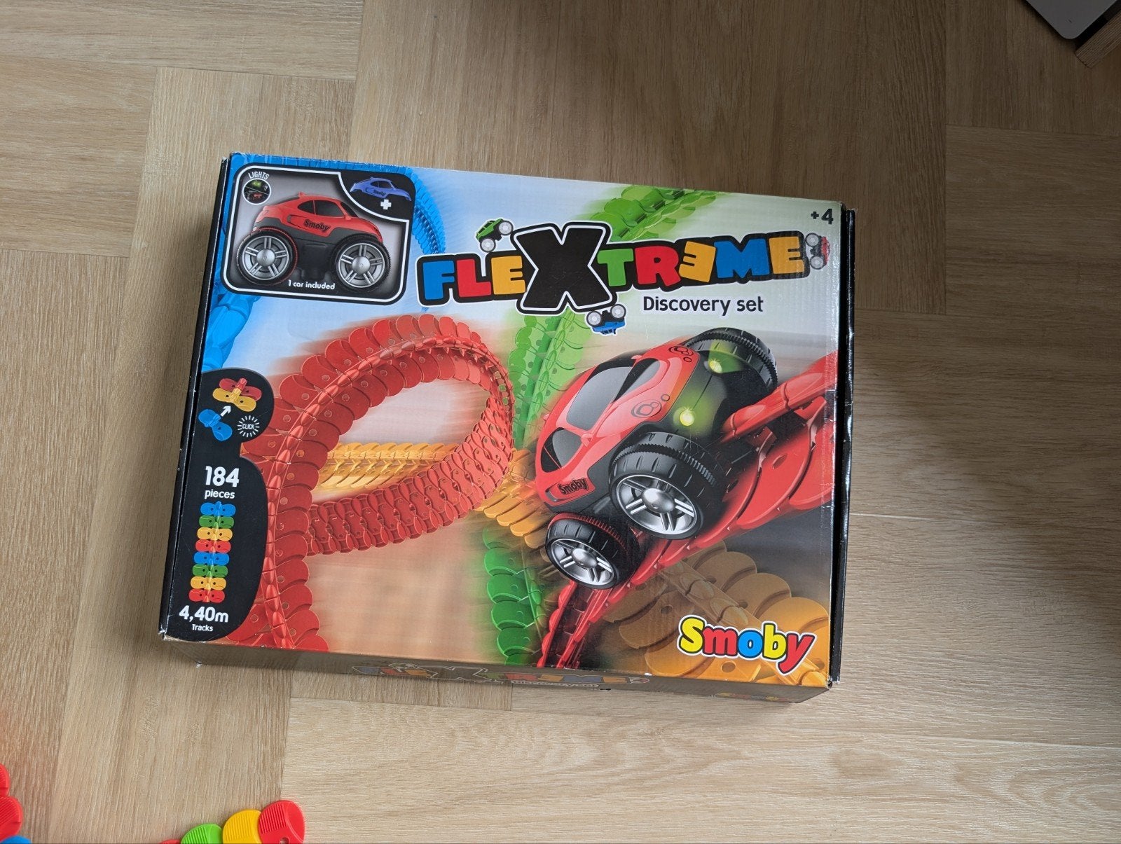Smoby FlexTreme Racebaan Discovery Set - 184 delig, Ophalen of Verzenden, Elektrisch, Overige merken, Zelf te bouwen