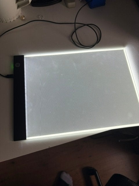 lichtscherm voor diamond painting, Ophalen, Gebruikt, Knutselwerk