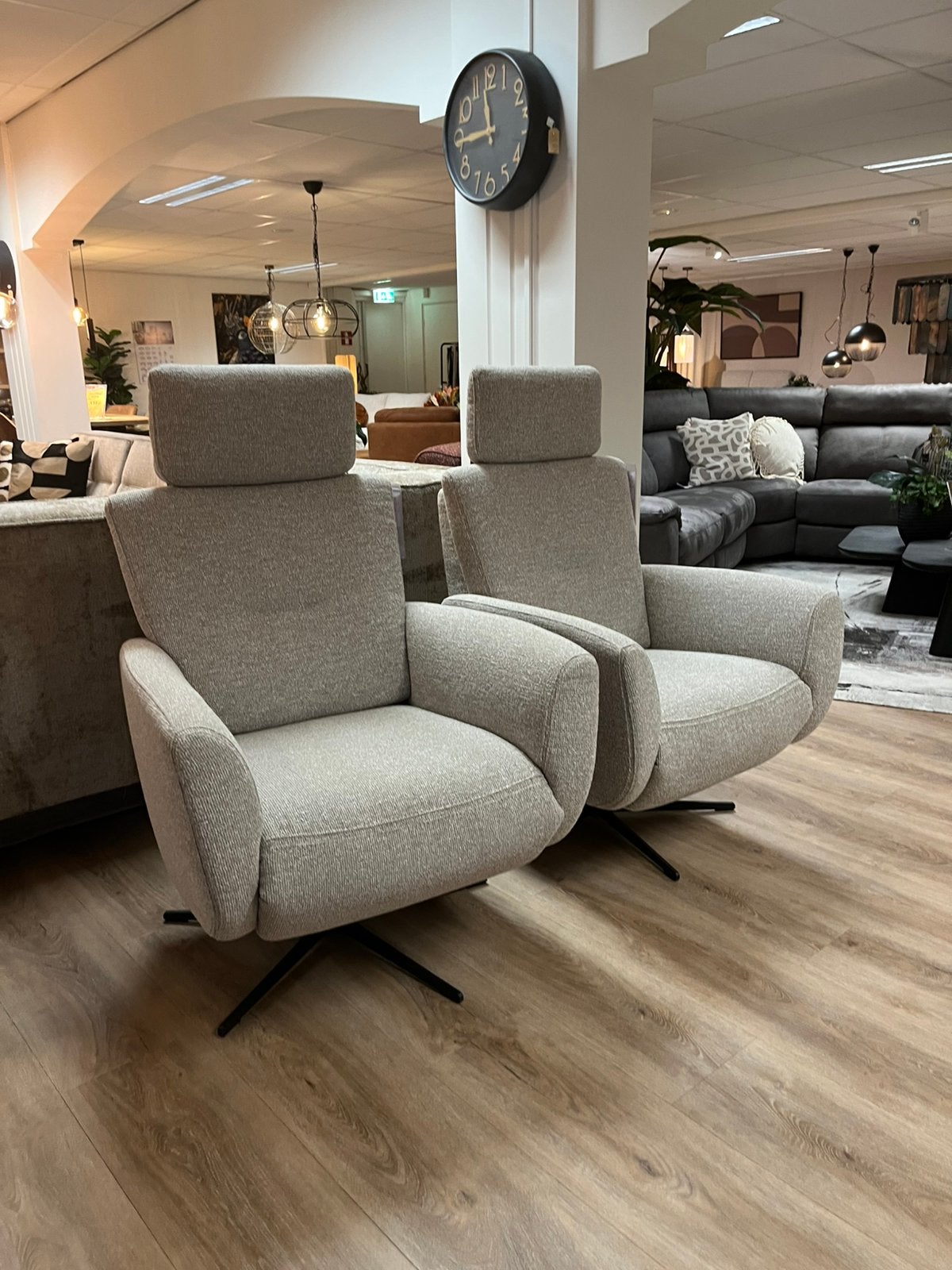 luxe draaifauteuil 2 motoren incl. accu van 2599.- nu 1299.-, Ophalen, Nieuw, 75 tot 100 cm, Stof