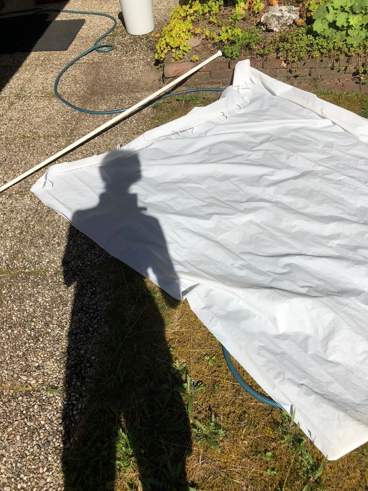 Douche gordijn met ophangstang, Ophalen of Verzenden, Zo goed als nieuw, Minder dan 15 m²