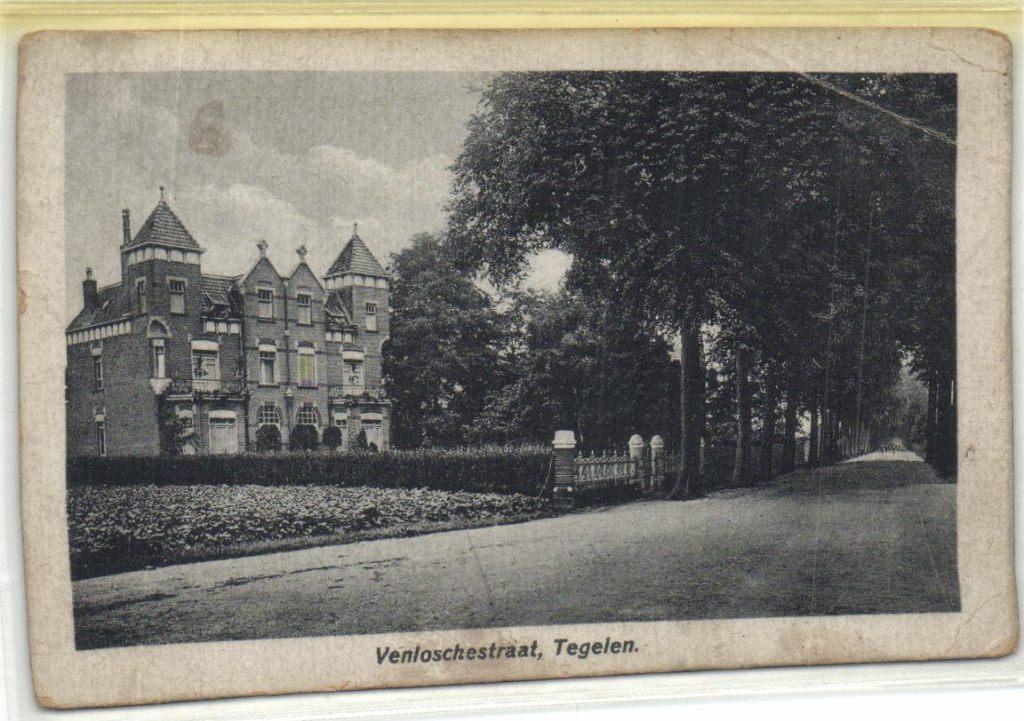 x6175 venloschestraat tegelen tramrails  vts, Verzenden, Voor 1920, Noord-Brabant