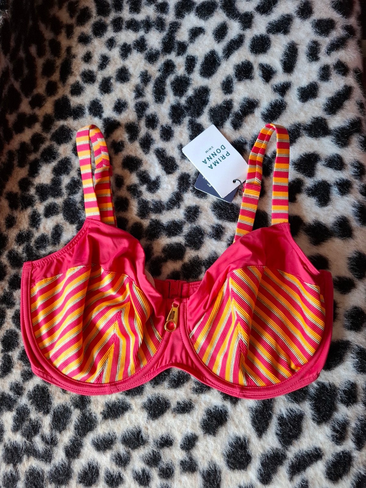 Nieuw! Primadonna Swim 80G bikini top La Concha roze oranje, Kleding | Dames, Badmode en Zwemkleding, Verzenden, Nieuw, Roze, Bikini
