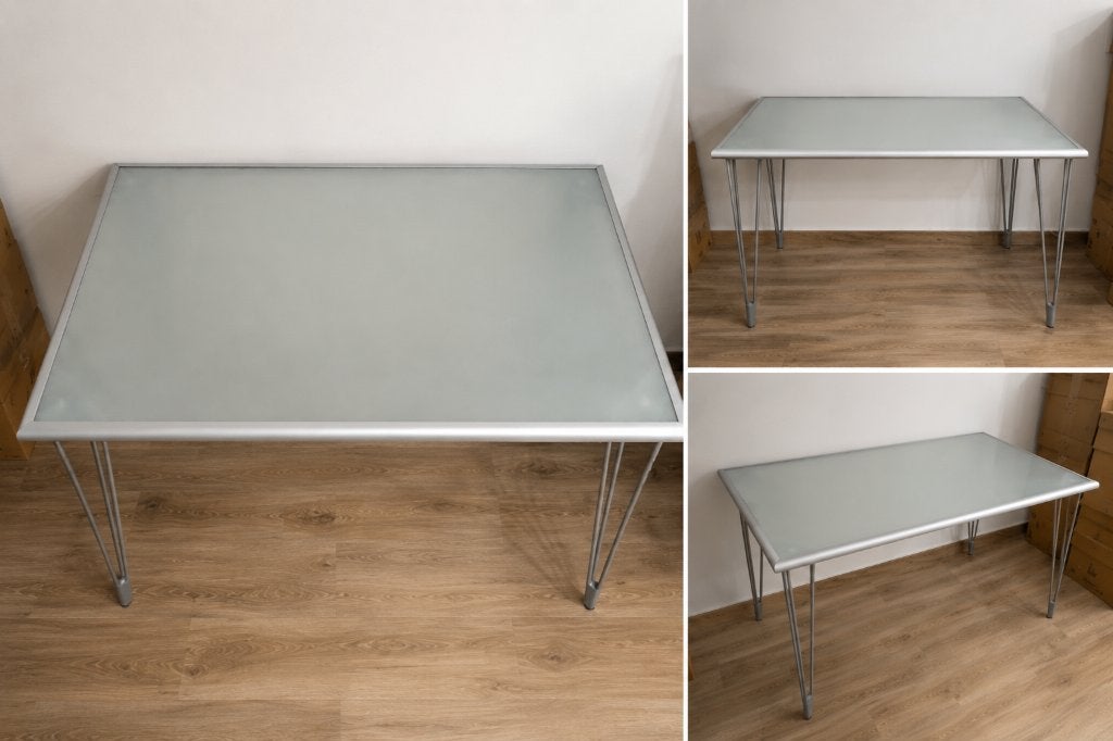IKEA GALANT GLAZEN BUREAU, Ophalen, Gebruikt, Scandinavisch, IKEA