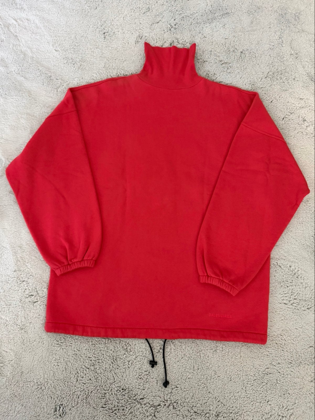 Balenciaga Rode Coltrui Sweatshirt XXS (valt als L), Ophalen of Verzenden, Nieuw, Maat 52/54 (L), Rood