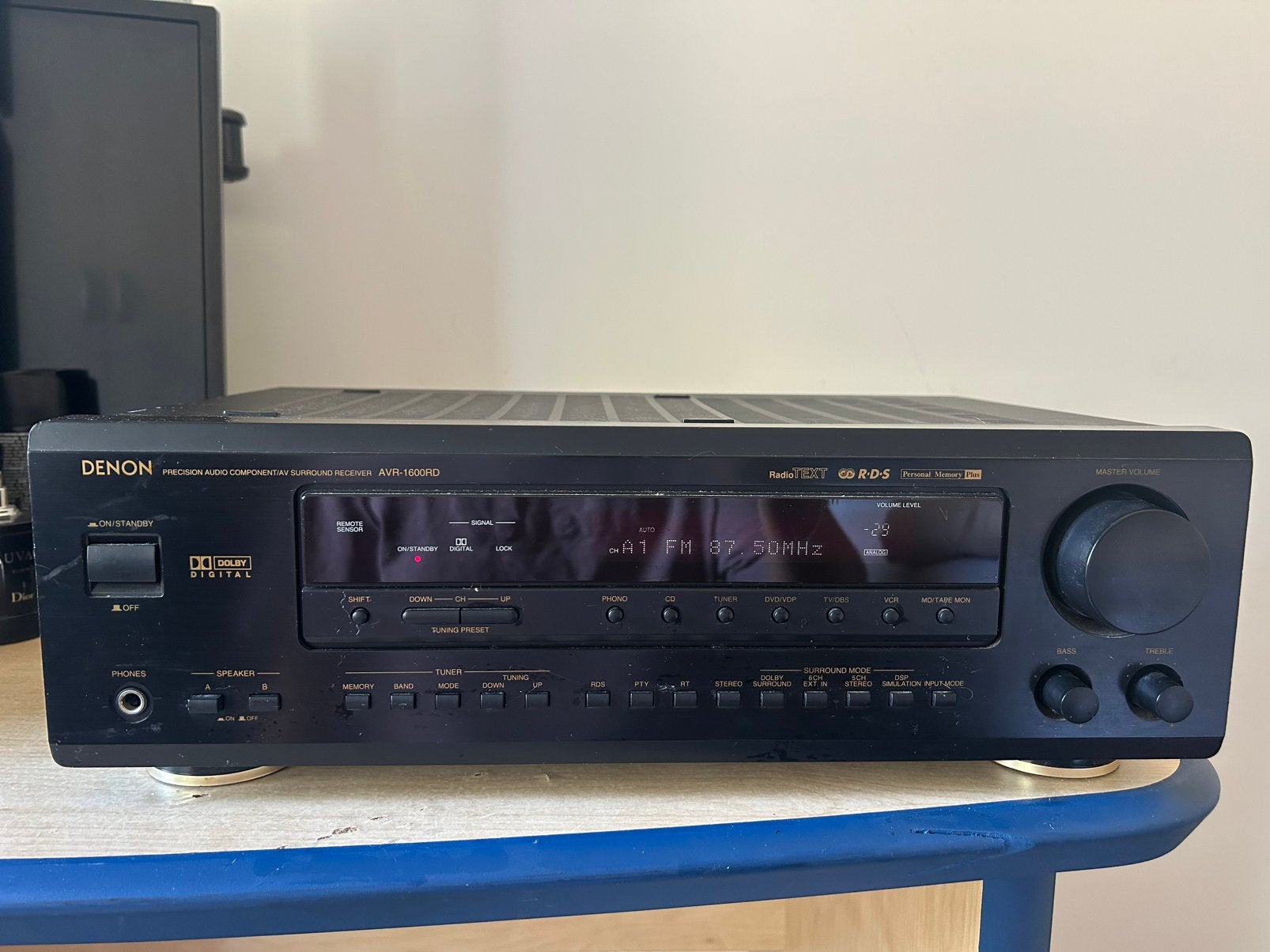 Denon AVR-1600RD A/V Surround Receiver – Vintage Audio –, Ophalen of Verzenden, Gebruikt