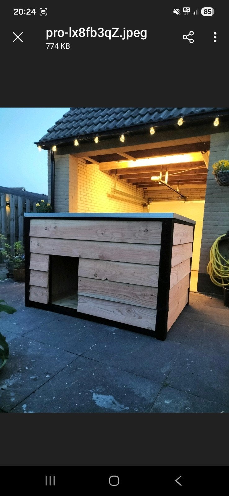 Nieuw geïsoleerd hondenhok XL, Dieren en Toebehoren, Hondenhokken, Ophalen