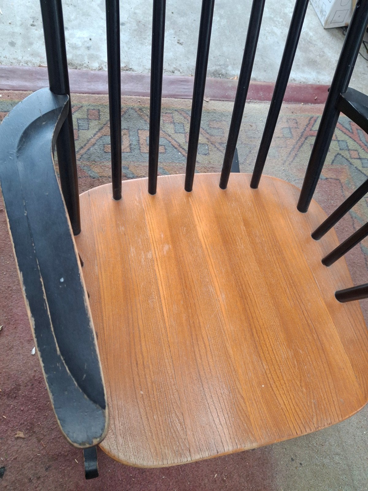 schommelstoel vintage, Ophalen, Gebruikt, 50 tot 100 cm, 50 tot 100 cm
