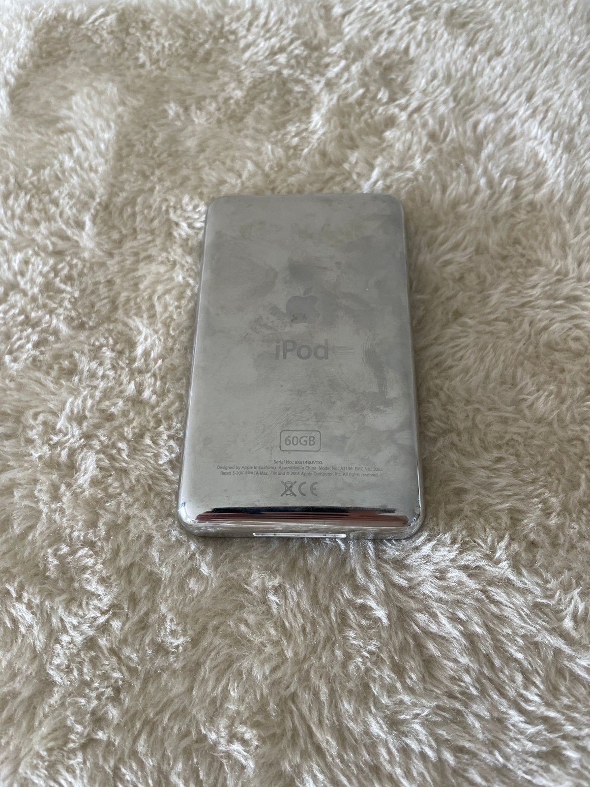 Apple iPod Classic 60GB Zwart met hoesje, Audio, Tv en Foto, Mp3-spelers | Apple iPod, Ophalen, 40 GB en meer, Gebruikt, Classic
