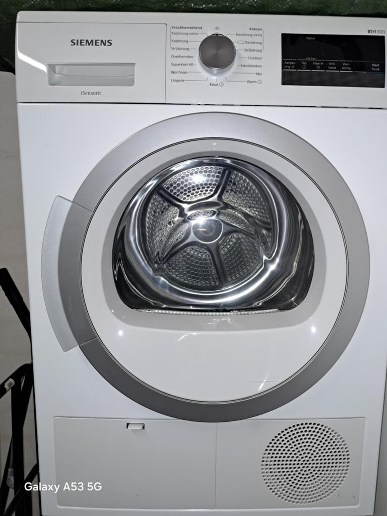 Siemens iSensoric WT45H201NL/04 warmtepompdroger, Witgoed en Apparatuur, Wasdrogers, 6 tot 8 kg, Ophalen, Condens, 85 tot 90 cm