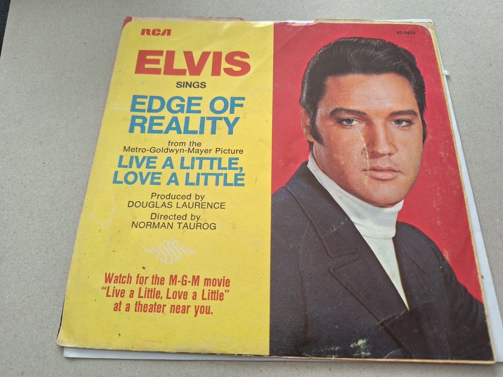 Elvis Presley - If I Can Dream / Edge of Reality (Single), Verzenden, Gebruikt, Pop