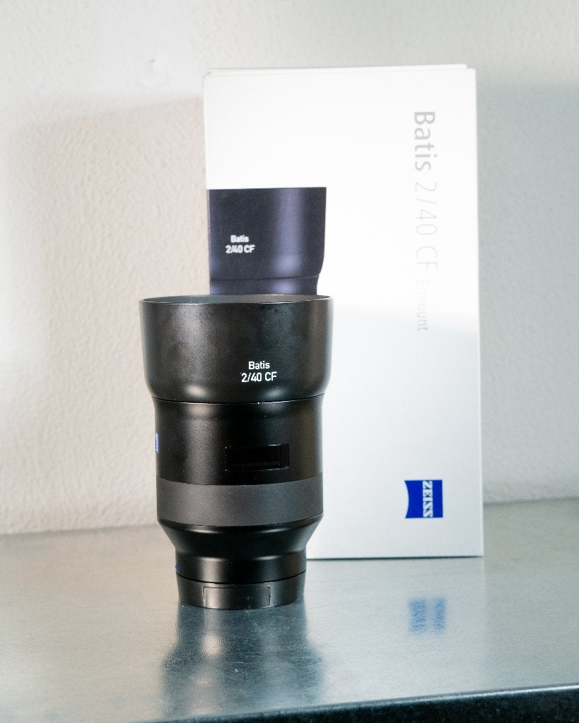 Carl Zeiss Batis 40mm F2 Macro Sony E Mount, Sony E-mount, 40 mm, Ophalen of Verzenden, Zo goed als nieuw