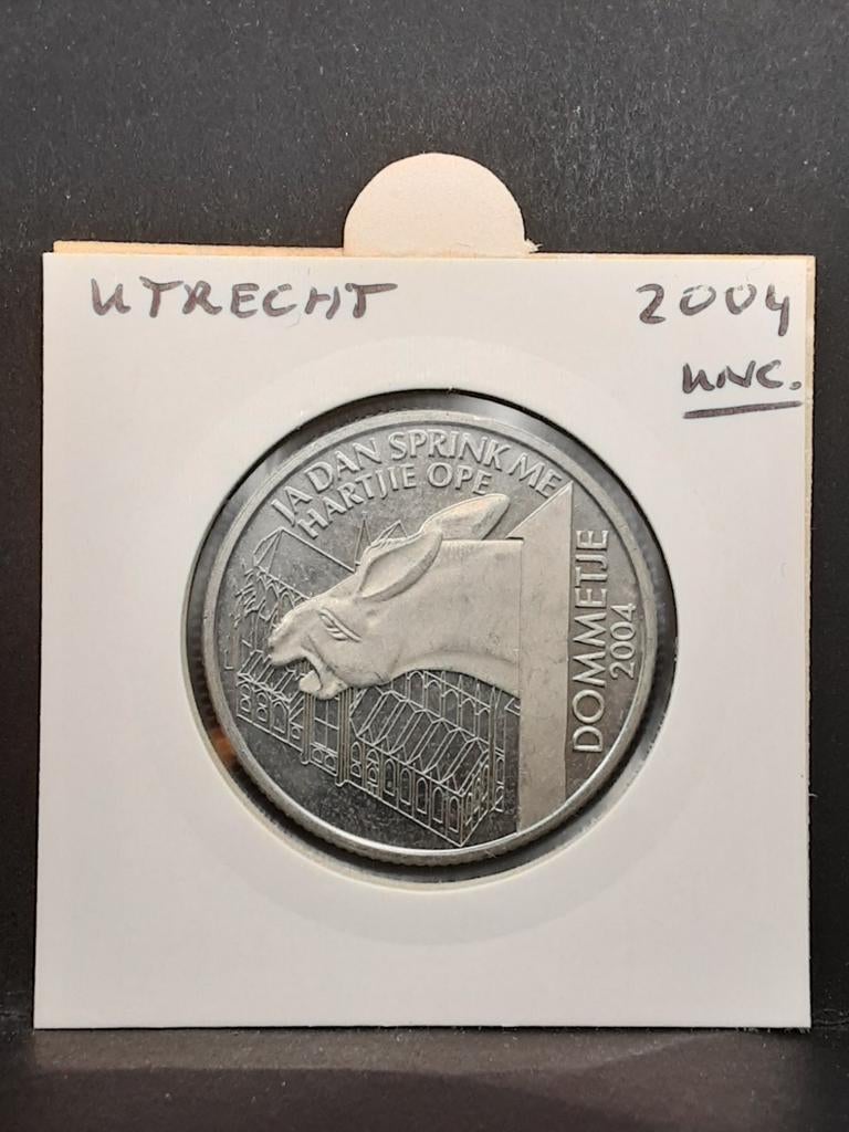 Penning 750 jaar Utrecht, Ophalen of Verzenden, Overige materialen, Nederland